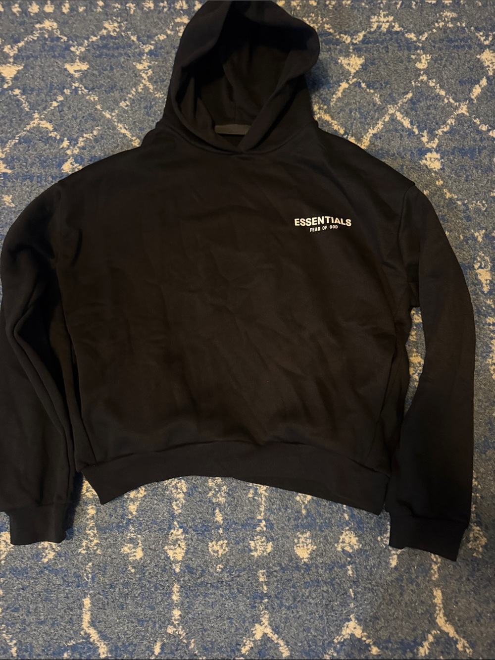 ESSENTIALS Men’s Black hoodie